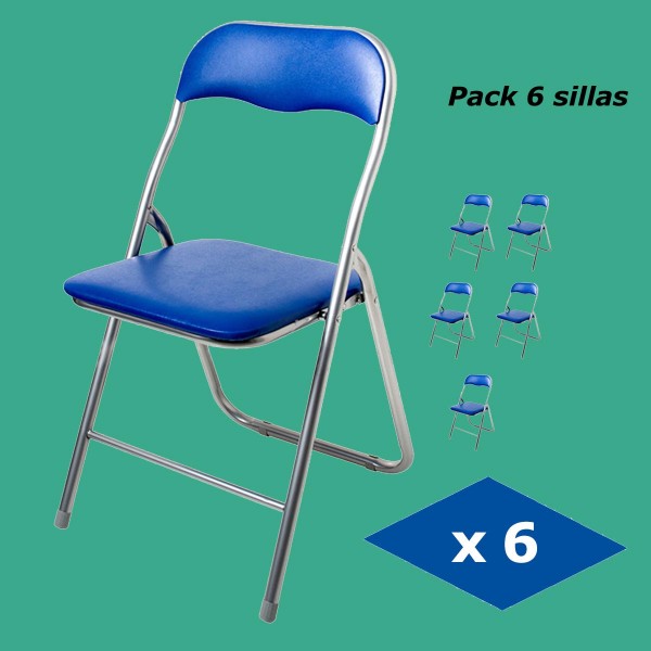 Pack 6 Sillas plegables Polo