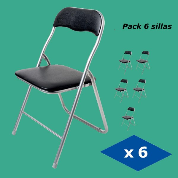 Pack 6 Sillas plegables Polo
