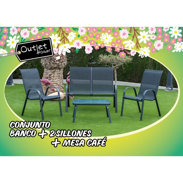 Conjunto Jardín Toscana (Mesa baja +...