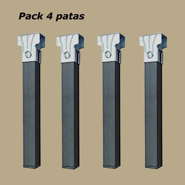 Pack 4 patas somier