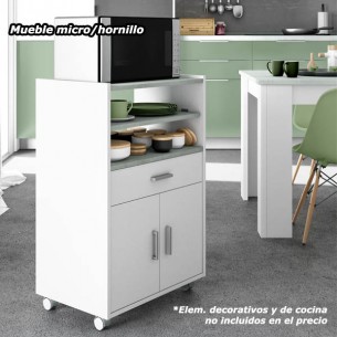 Mueble microondas/hornillo