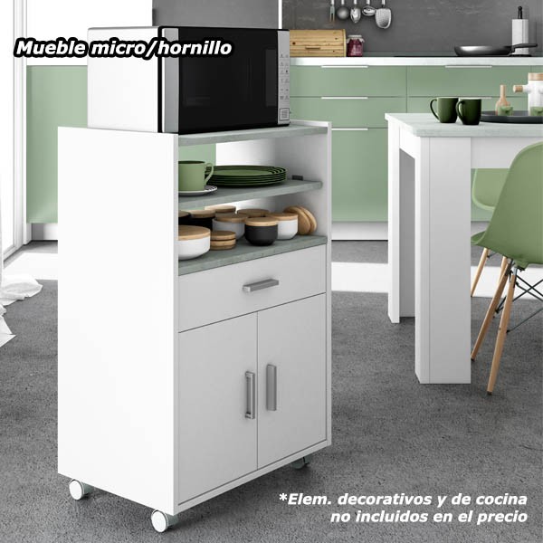 Mueble microondas/hornillo