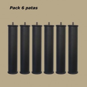 Pack 6 patas base tapizada