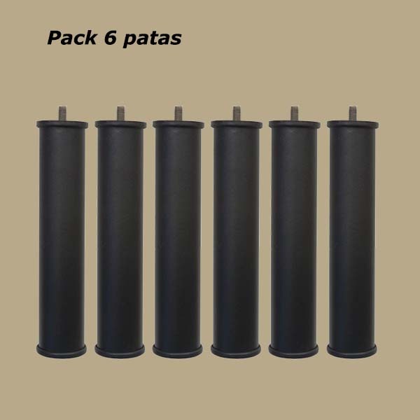 Pack 6 patas base tapizada
