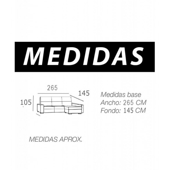 Chaiselongue con arcón Óscar
