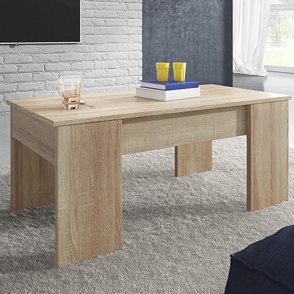 Mesa de centro elevable
